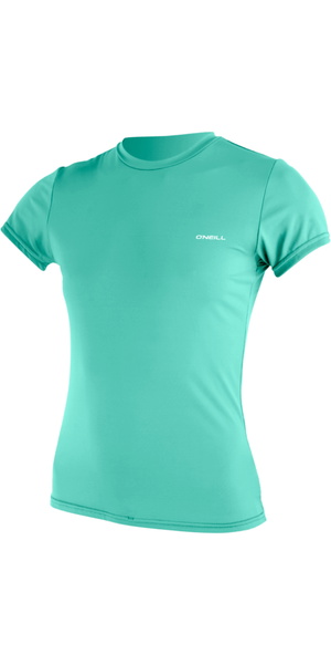 2026 O'Neill Womens Basic Skins Short Sleeve Sun Shirt 5716 - Holiday